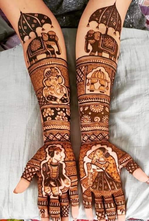 Wedding mehndi artist for Charbagh